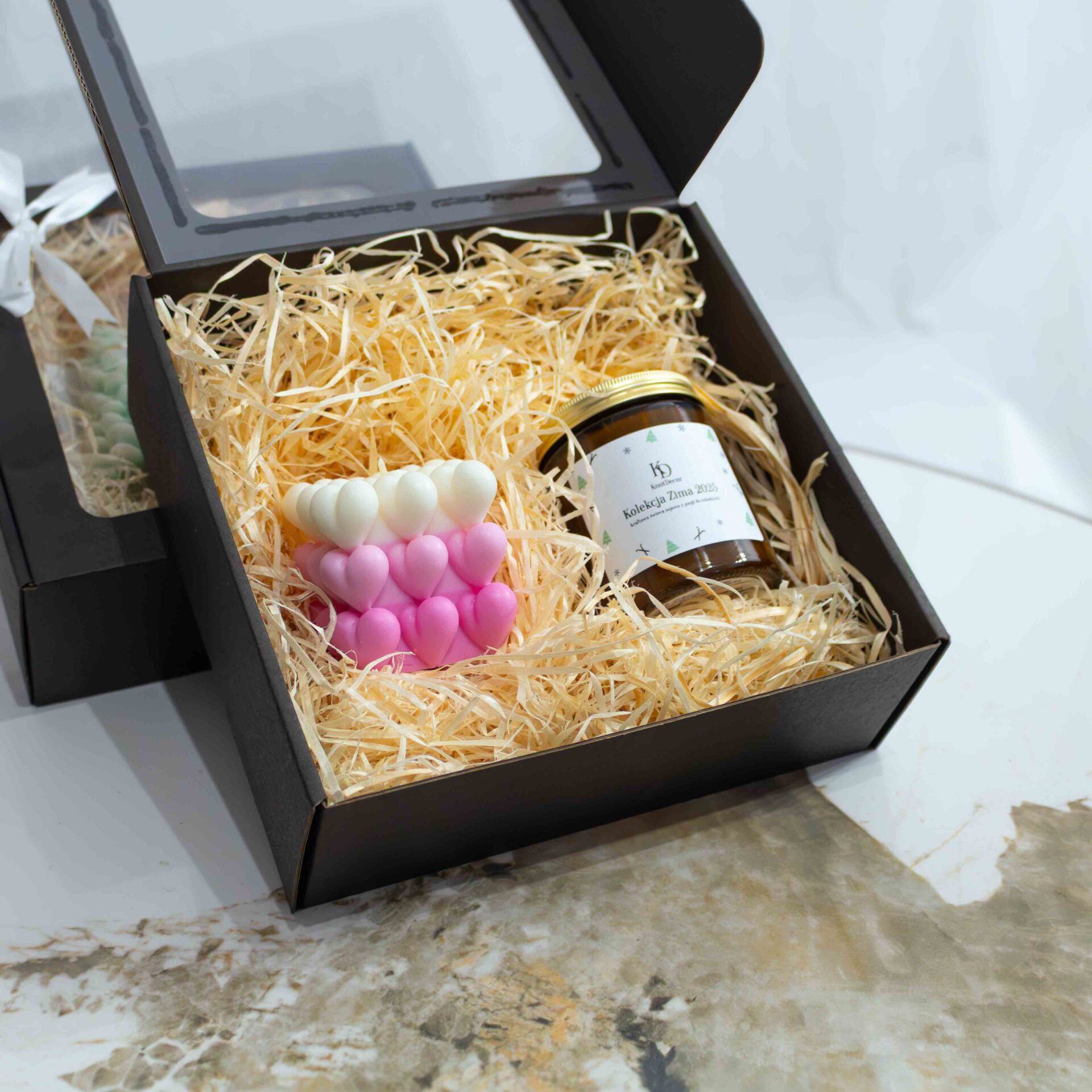 Zestaw prezentowy | Serce do sześcianu | Płatki róży & Wanilia - obrazek 4