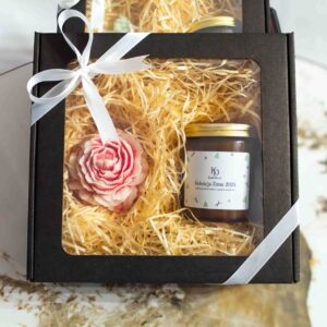 Zestaw prezentowy | Zimowy Rumieniec | Płatki róży & Wanilia