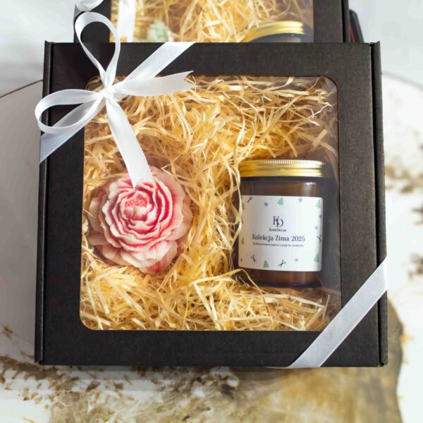 Zestaw prezentowy | Zimowy Rumieniec | Płatki róży & Wanilia