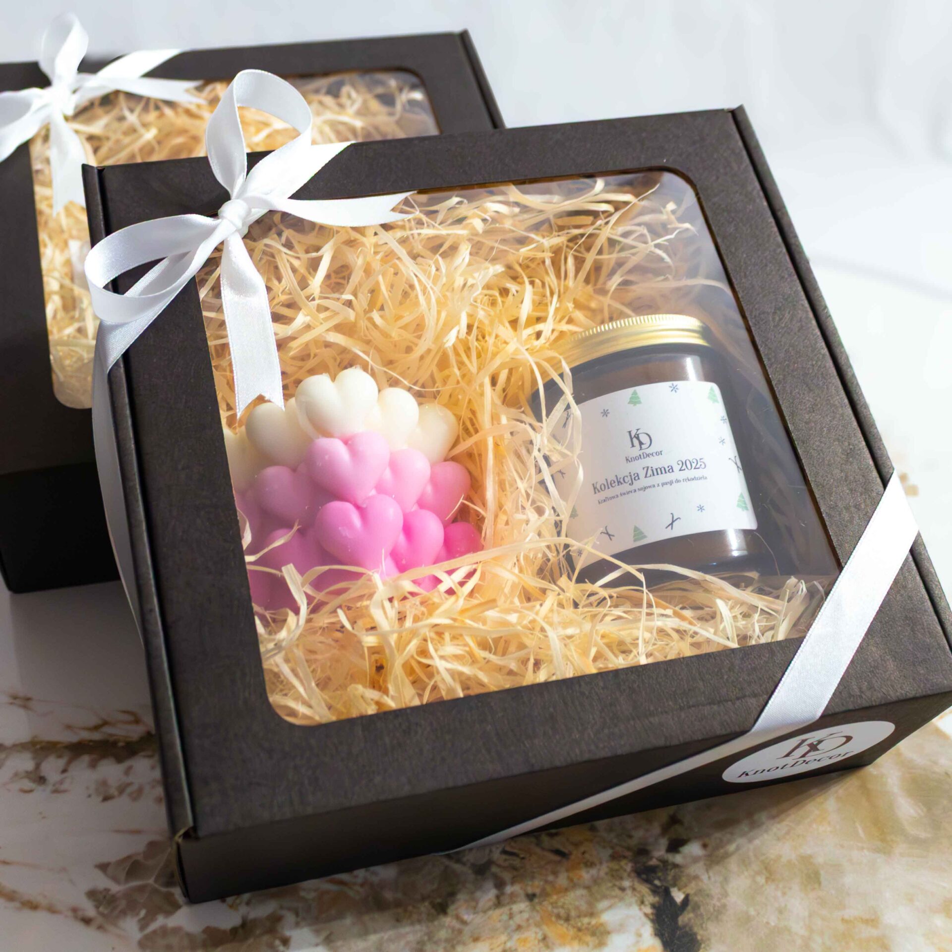 Zestaw prezentowy | Serce do sześcianu | Płatki róży & Wanilia - obrazek 2