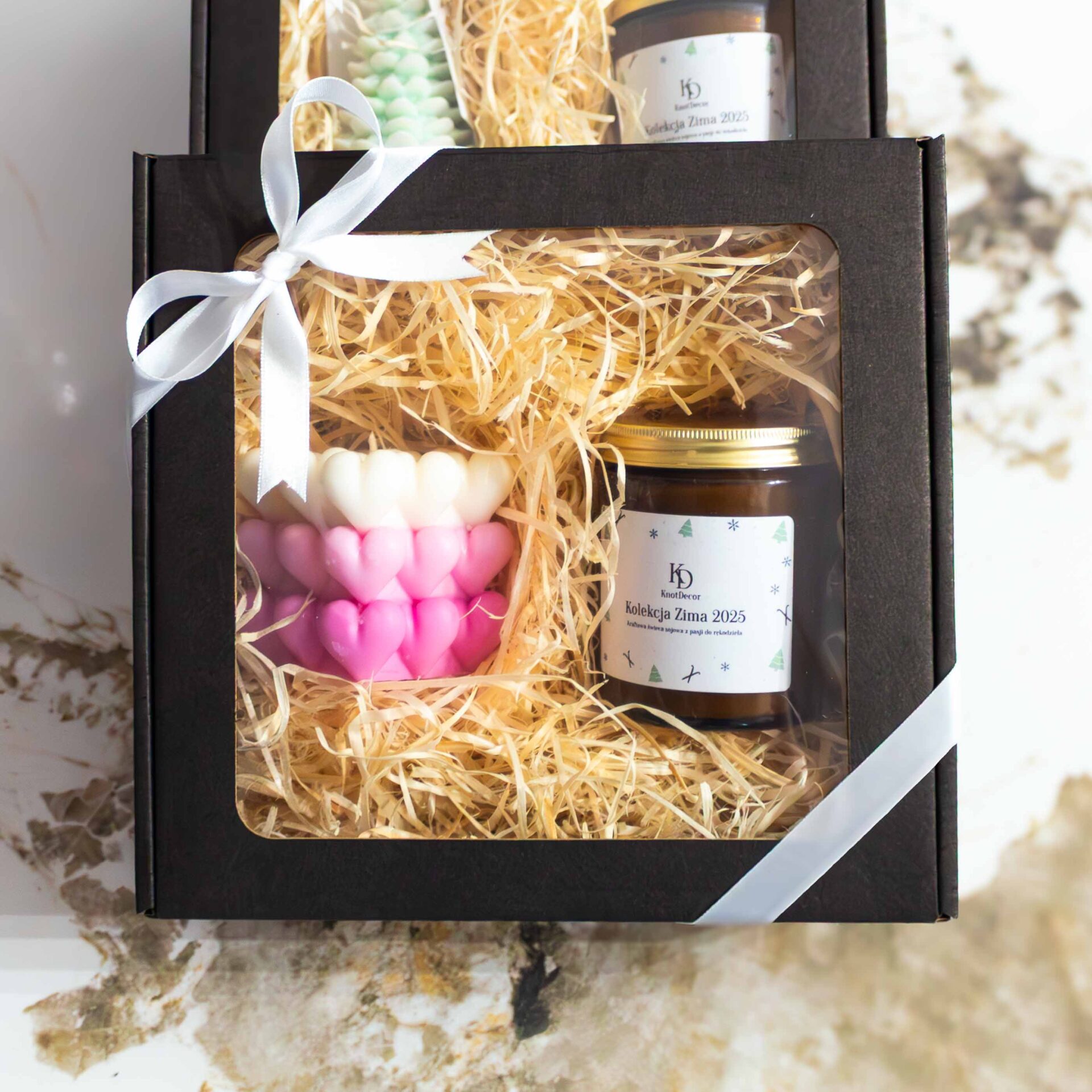 Zestaw prezentowy | Serce do sześcianu | Płatki róży & Wanilia